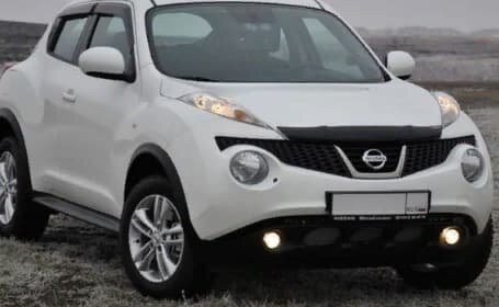 Дефлектор капота (мухобойка) Nissan Juke 2011- (Ниссан Жук) SIM